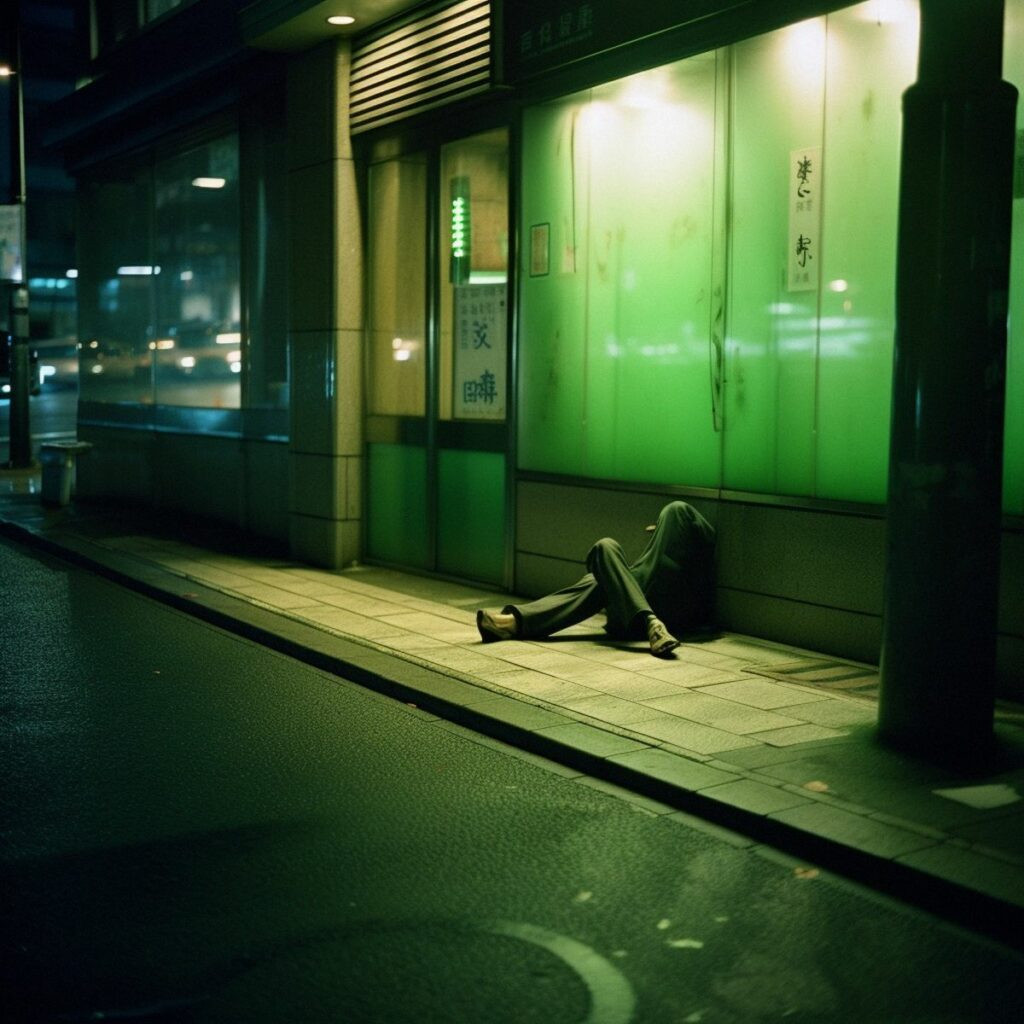 hewwo_Two_legs_abandoned_at_Shibuya_at_night._Green_pale_lights_a3b56a0c-7cd2-41cc-9b0c-3d1500e3c512_result