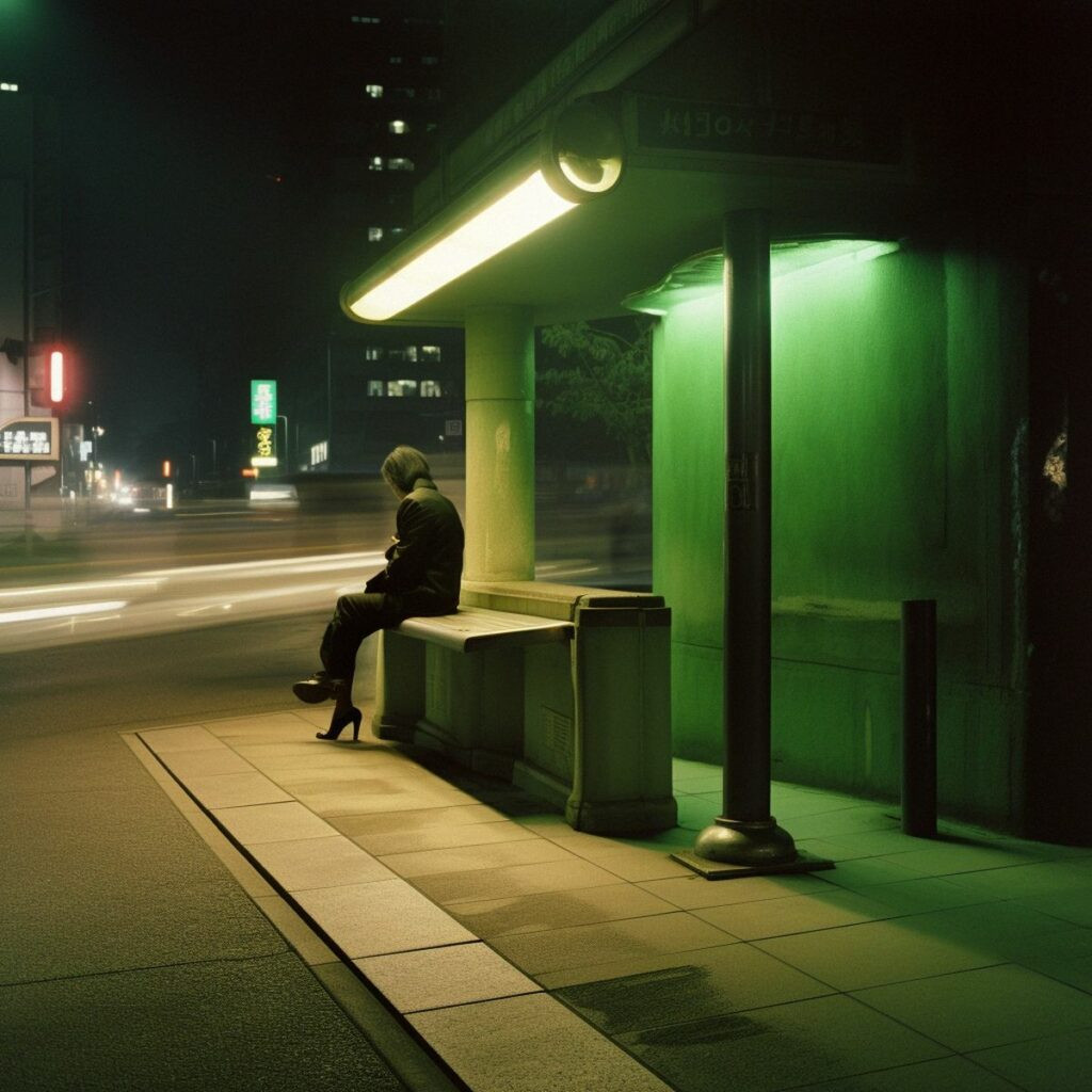 hewwo_Two_legs_abandoned_at_Shibuya_at_night._Green_pale_lights_ff8d1667-9379-4113-81c9-af17704ca3d3_result