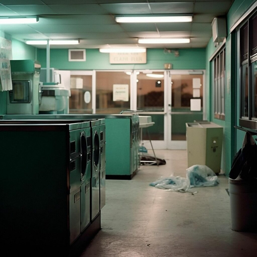hewwo_Two_legs_abandoned_at_the_laundromat_at_night._Green_pale_c79042ba-8bca-4980-80c4-112ead0216e6_result