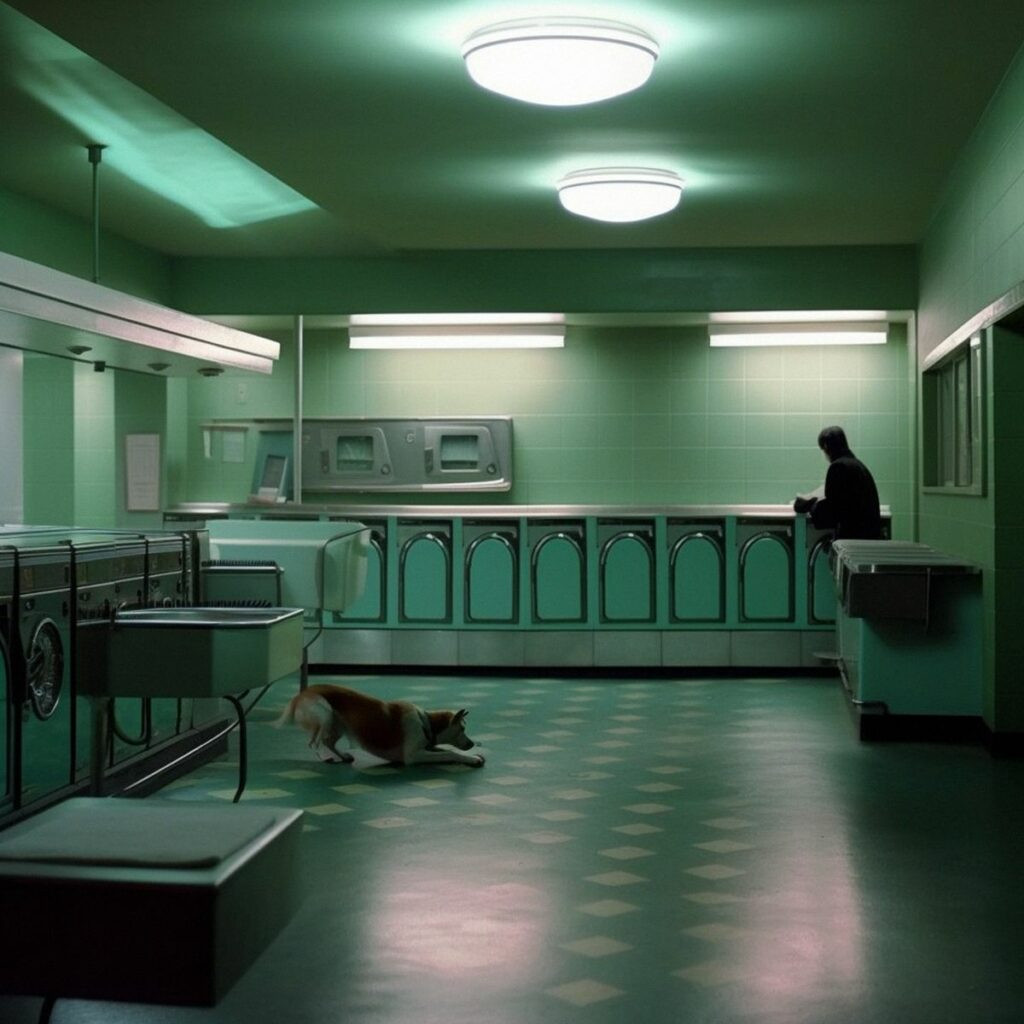 hewwo_Two_legs_abandoned_at_the_laundromat_at_night._Green_pale_fe9fa9bb-15fc-492b-90f0-2ba86dd58acc_result