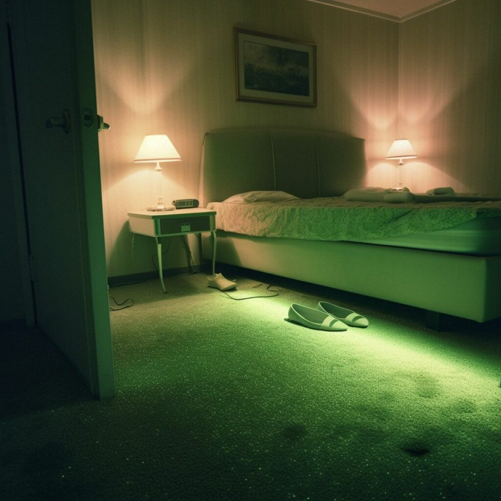hewwo_Two_legs_abandoned_in_a_motel_at_night._Green_pale_lights_cd2f2e55-6422-4d63-8cc3-507a049fec9d_result