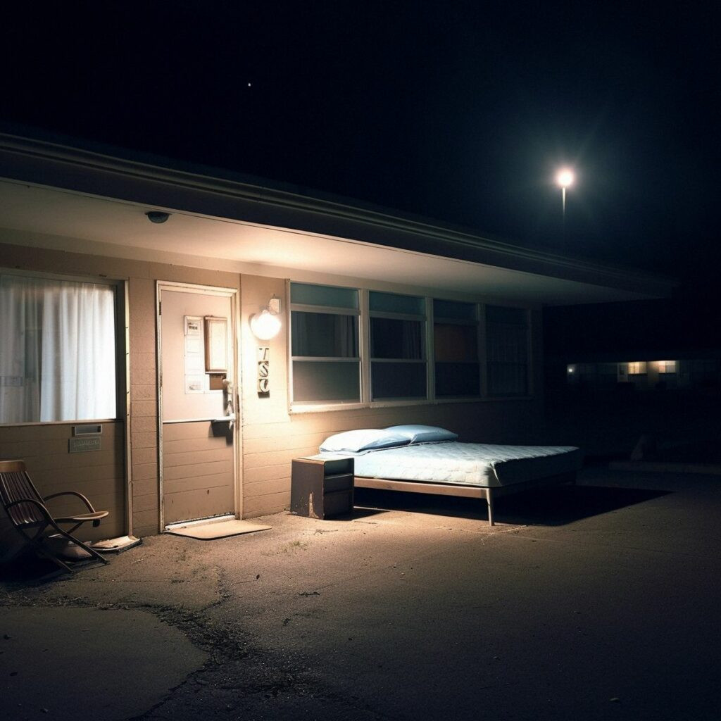 hewwo_Two_legs_abandoned_in_a_old_motel_at_night._Pale_lights.__8a4614df-9684-4d25-93e3-b55cb54c8dcd_result