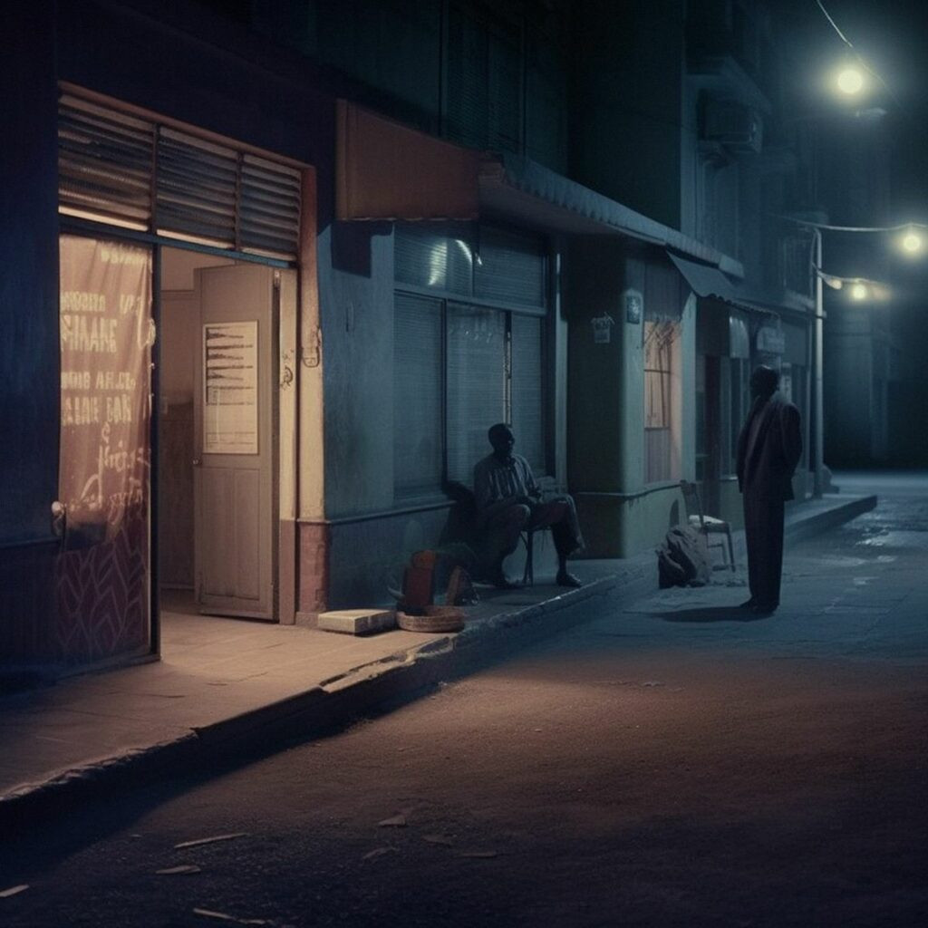 hewwo_Two_legs_abandoned_in_an_African_city_at_night._Pale_ligh_ac646429-bcb3-454c-91a7-3131a6f1e9bd_result